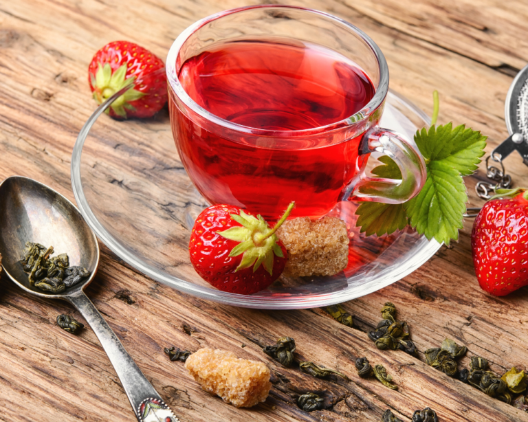 Brew your own Strawberry Leaf Tea